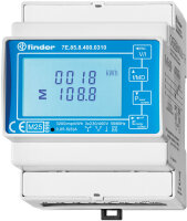 Finder Wandlerzähler S0, MID, 2 Tarife 7E.85.8.400.0312