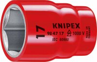 KNIPEXWerk Steckschlüsseleinsatz Innenvierk. 1/2 Zo...