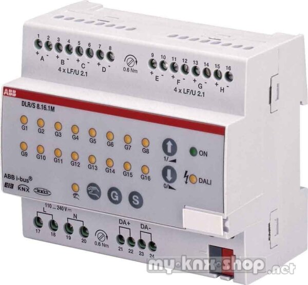 ABB DLR/S 8.16.1M KNX Dali-Lichtregler 8-fach REG