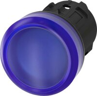 Siemens Leuchtmelder blau 22mm, rund, bla 3SU1001-6AA50-0AA0