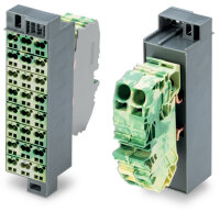 WAGO Potentialblock grün-gelb, Aufdruck 726-622