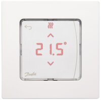 DEVI Raumthermostat Funk AP Display+IR- Danf. Icon #088U1082