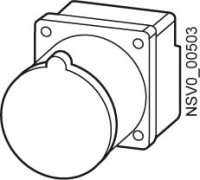 Siemens Einbausatz CEE-Steckdose 3p.16A BVP:203254
