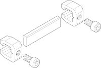 ABN Schrank-Verbindersatz f.Sammelschiene XSV5111