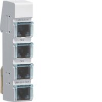 Hager LMN-Modul 4x RJ12,passiv ZZ12LMN04P