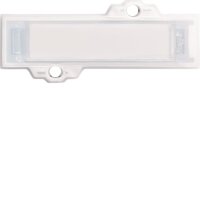 Hager Namensschild m. LED, weiss REH010X