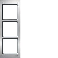 Hager Modesta Rahmen UP 3/1 Edelst. matt REM103X