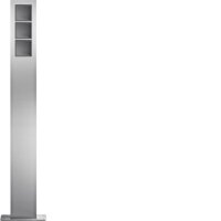 Hager Modesta Standsäulen 3/1 Edelstahl matt REM403X
