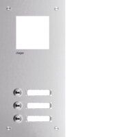 Hager Frontplatte intercom mono 3 Tasten RTQ103X