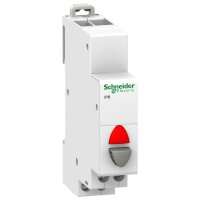 Schneider Taster 1Ö+LED rt 110-230V A9E18037
