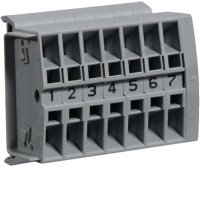 Hager Steuerleitungsklemme 7x2,5qmm,2fa/TS35 KT07A