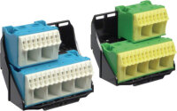 Hager PE/N-Klemme m.Träger 2x28 Quick-Connect FZ384
