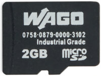 WAGO Speicherkarte SD Micro,2 GByte 758-879/000-3102
