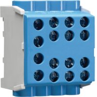 Hager Hauptleitungsabzweigklemme 1polig, IP20, Blau KH35N8