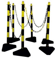 DEHN Kettenständer-Set Pfosten: ge/sw KTST SET...