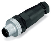 WAGO Konfekt. Steckverbinder 4p M12 St ax.A 756-9201/040-000
