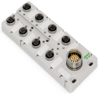 WAGO M12-Sensor-/-Aktorbox 4-fach,5-polig 757-145