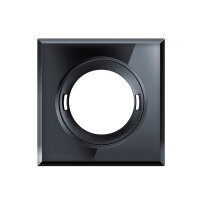 ESYLUX Abdeckung FLATCOVERGLASS SQ BK