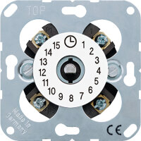 JUNG Schaltuhr Aus 2-pol. 11015 WW