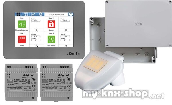 SOMFY Komplettkit Aufputz IP54 für 4 Bereiche 1822433