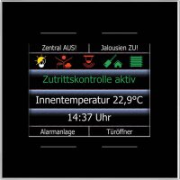 ISSENDORFF Glas-Farbdisplay 2,8Z 4Ta. +Temp.Sens LCN - GT4DB