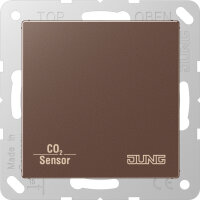 JUNG KNX CO2-Sensor, RT-Regler mokka CO2 A 2178 MO