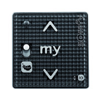 SOMFY Funkwandsender io Black Shine Smoove RS100#1811316