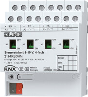 JUNG Steuereinheit 4-fach REG 4TE 2194 REGHM