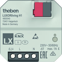 Theben Heizungsaktor 1-fach UP LUXORliving H1