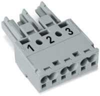 WAGO Buchse 3-polig, grau 770-243