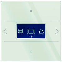 Theben Glas-Raumcontroller iON 108 KNX G WH