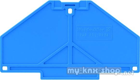 Weidmüller Abdeckplatte blau, 3 mm PAP PRV/PPV4 BL