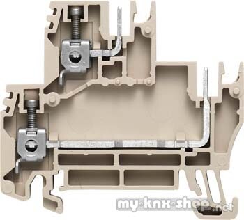 Weidmüller Doppelklemme WDK 2.5/BLZ/5.08/ZA