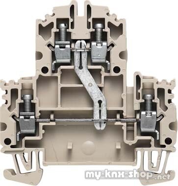 Weidmüller Doppelklemme WDK 4N V