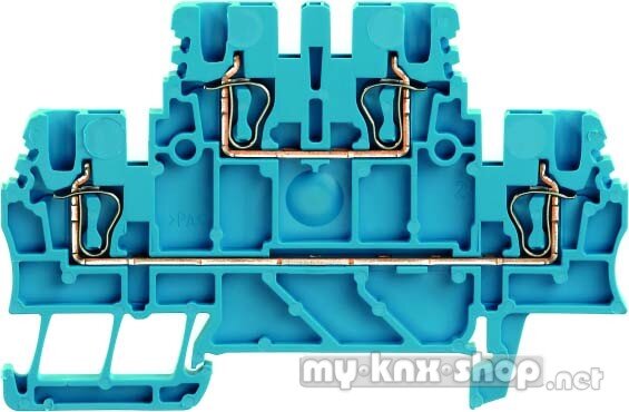 Weidmüller Doppelklemme ZDK 1.5 BL