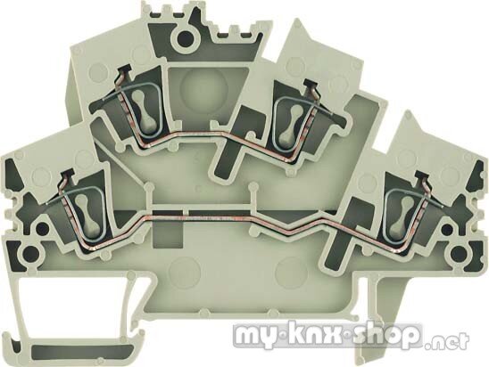 Weidmüller Doppelklemme ZDK 2.5-2