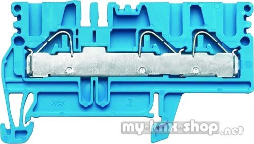 Weidmüller Durchgangsklemme 67,5x5,1x38mm PDU 2.5/4/3AN BL