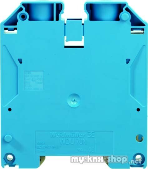 Weidmüller Durchgangsklemme 75x20,5x68mm bl WDU 70N/35 BL