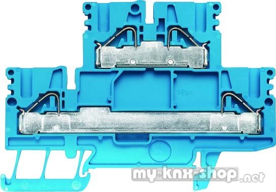 Weidmüller Durchgangsreihenklemme 2,5qmm blau PDK 2.5/4 BL