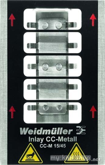 Weidmüller Einleger für PrintJet INLAY CC-M 15/45