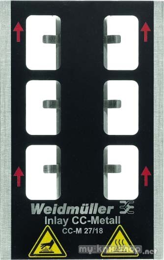 Weidmüller Einleger für PrintJet INLAY CC-M 27/18