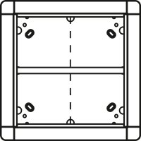 RITTO Portier UP-Rahmen ws 4-fach,qua 238x238mm 1881570
