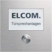 ELCOM 1-Taster+ gr.Schild MODESTA CZM-210