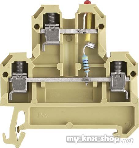 Weidmüller Klemme mit Einbau LD 24VDC CS DK 4/35 #0539160000