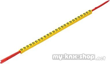 Weidmüller Leitermarkierer 3x3,4mm,weich, CLI R 02-3 GE/SW Ö