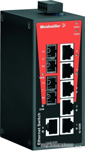 Weidmüller Netzwerk-Switch IE-SW-BL08-6TX-2SC