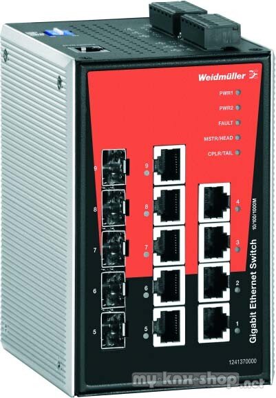 Weidmüller Netzwerk-Switch IE-SW-PL09M-5GC-4GT