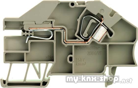Weidmüller Neutralleiter Trennklemme ZDU 4/NT DB