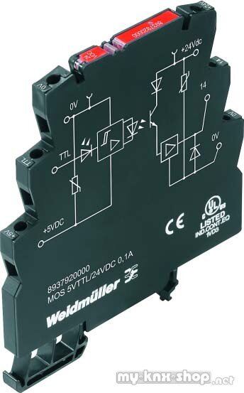 Weidmüller Solid-State-Relais 19,6-28,8 MOS 5VTTL/24VDC 0,1A