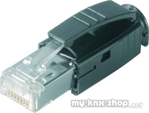 Weidmüller Stecker RJ45 Crimp mit Knickschu IE-PS-RJ45-TH-BK